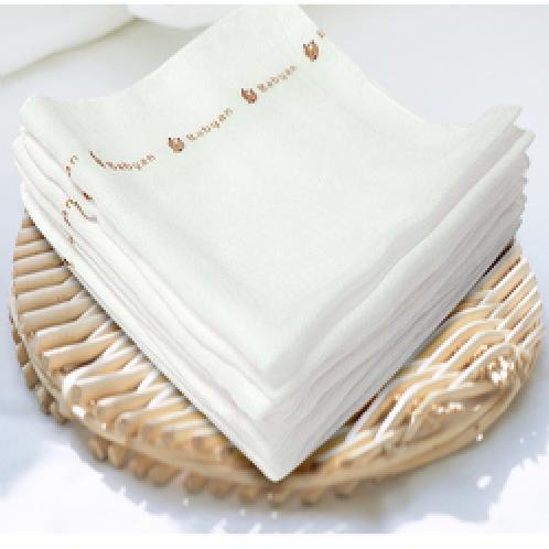 Non-fluorescent organic gauze handkerchief